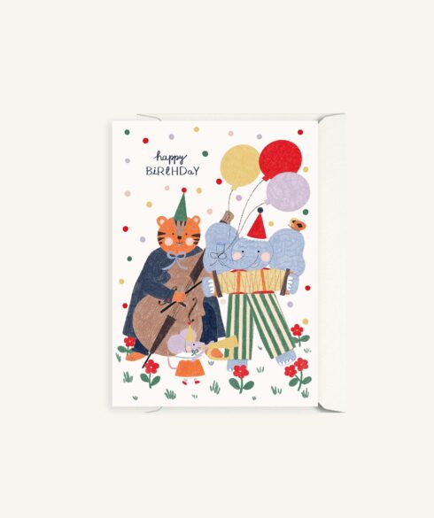 Animals Play Music | Children's Birthday Card