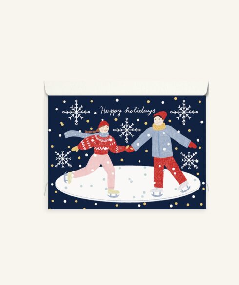 Ice Skating | Christmas Card
