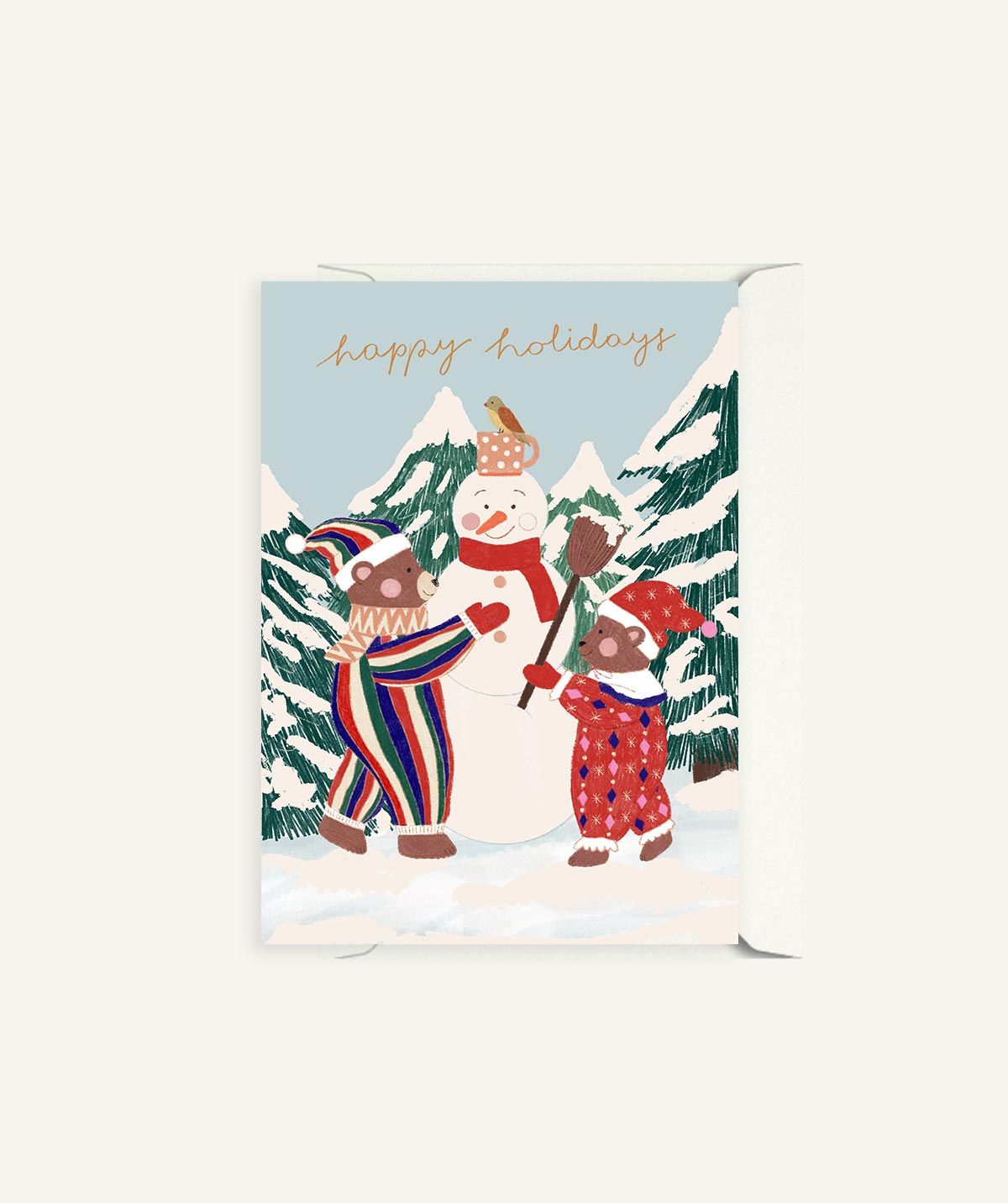 Bears & Snowman | Christmas Card