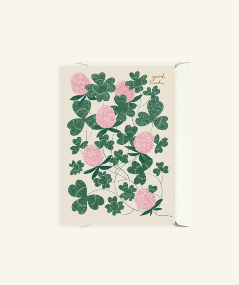 Clover Leaves | Good Luck Card