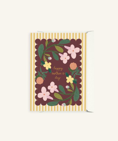 Flowers & Stripes | Mother's Day Card