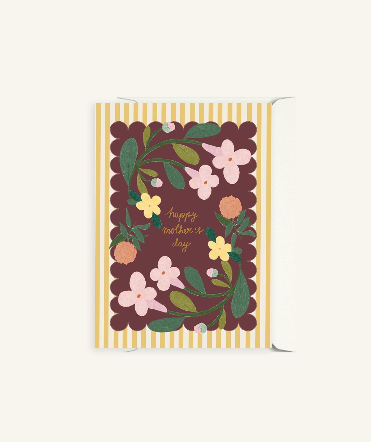 Flowers & Stripes | Mother's Day Card