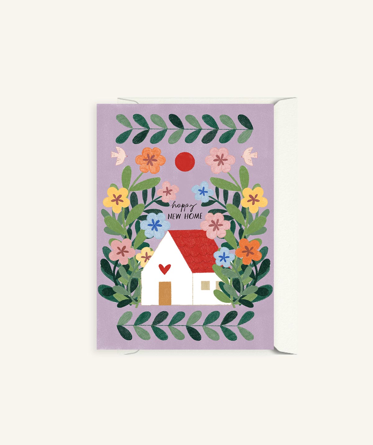 Flower House | New Home Card