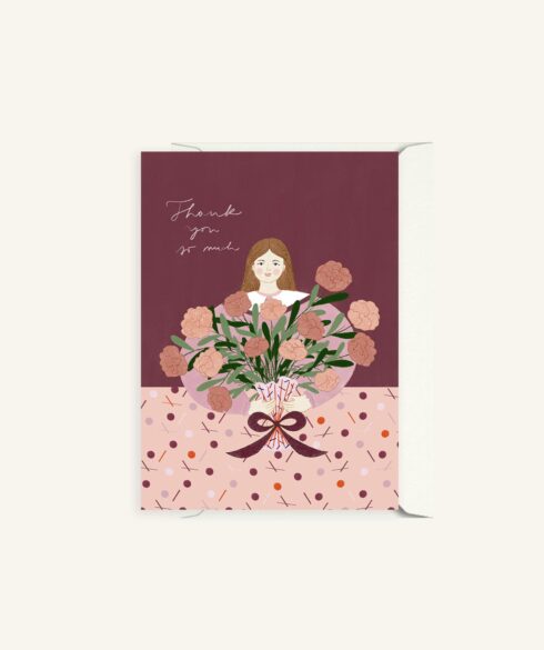 Peonies | Thank You Card
