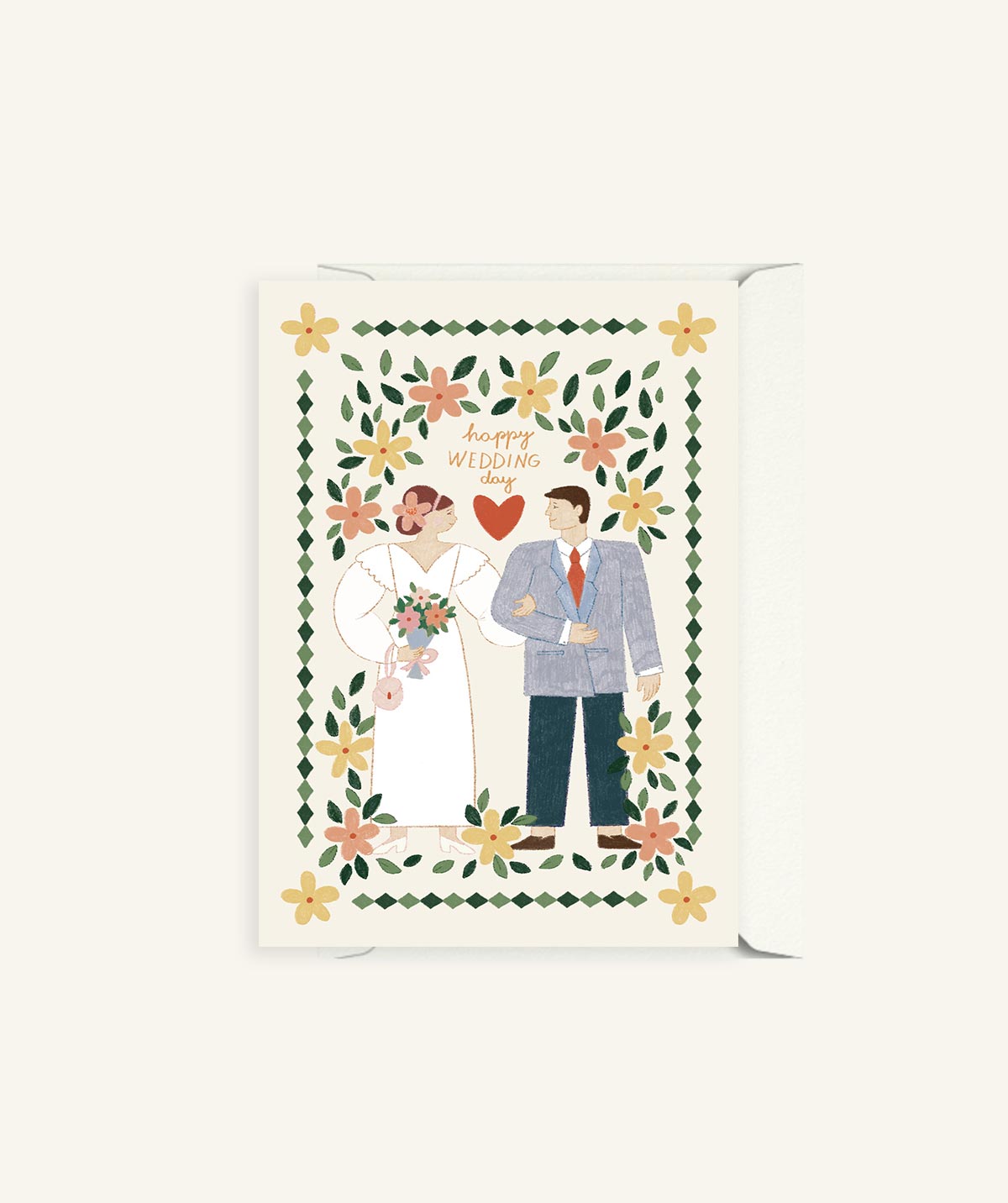 Bride and Groom | Wedding Card