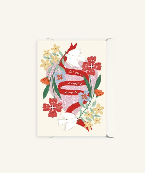Birds & Flowers | Wedding Card