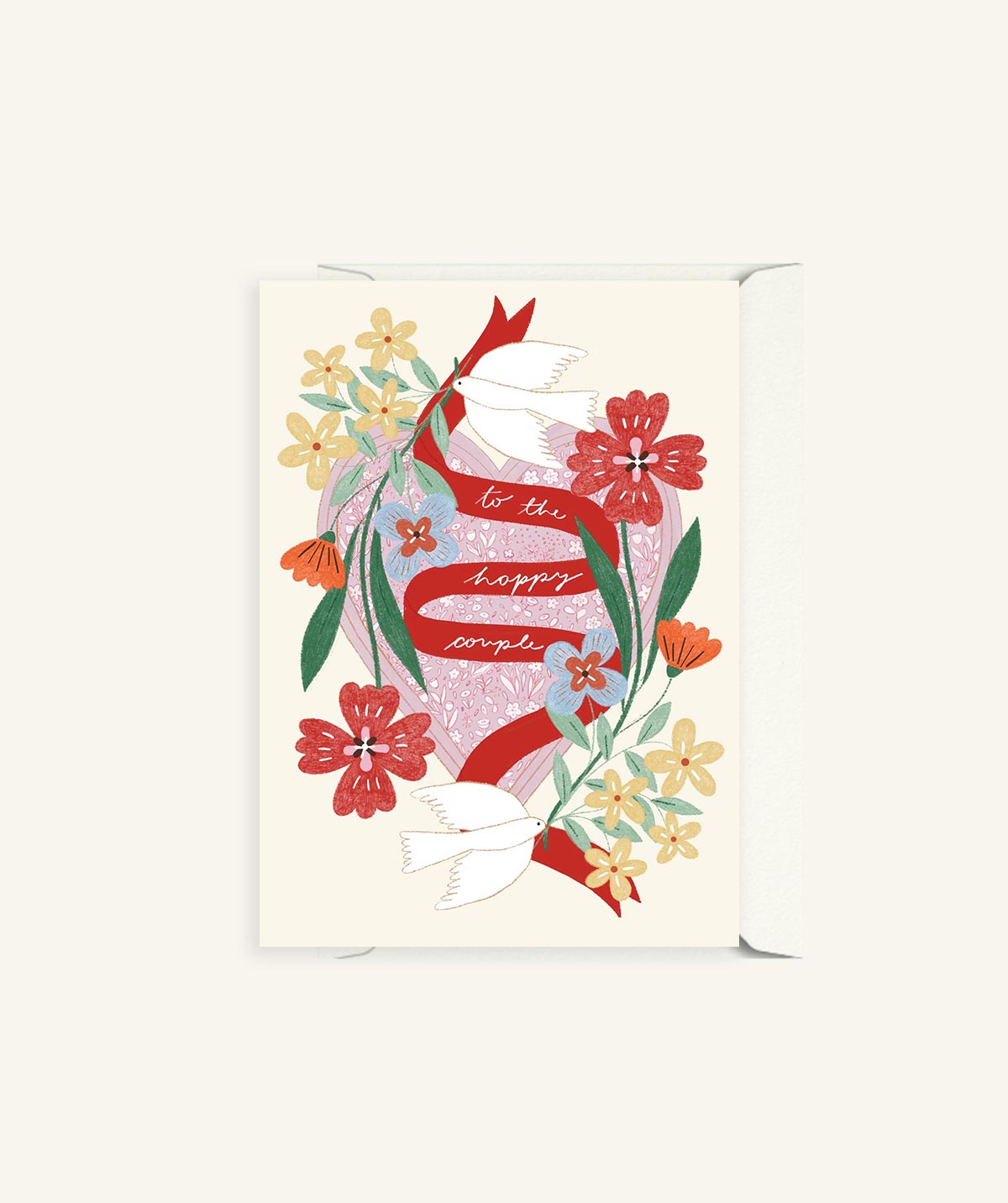 Birds & Flowers | Wedding Card