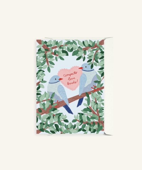 Love Birds | Wedding Card