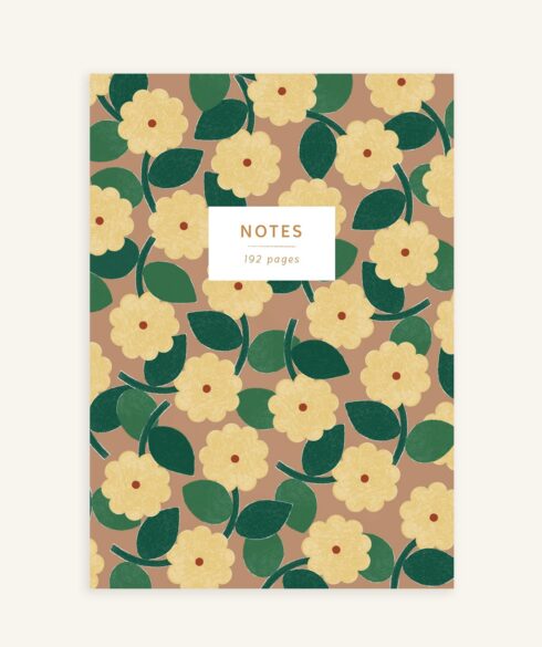 Yellow Flowers | A5 Notebook