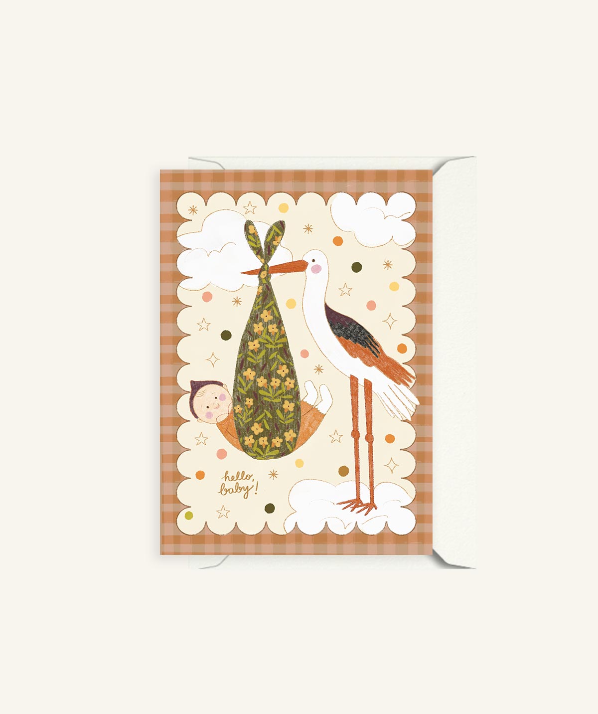 Stork Hello Baby | New Baby Card